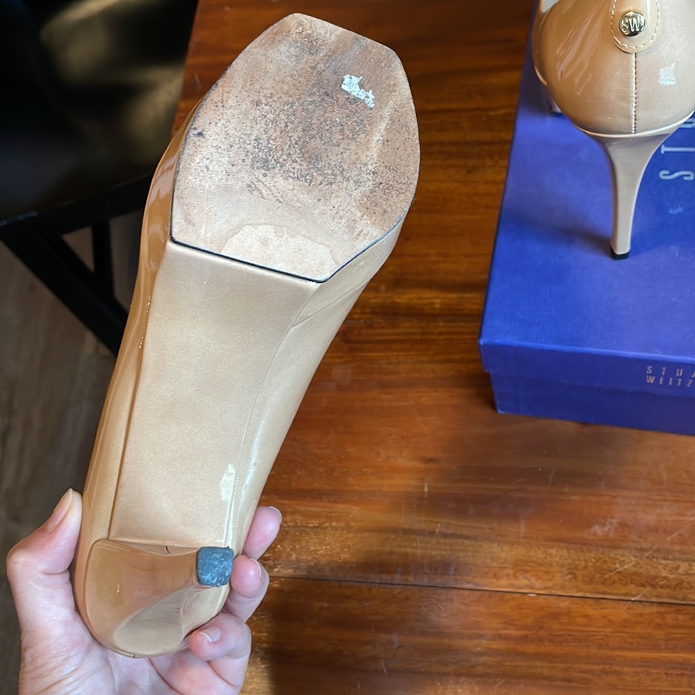 Stuart Weitzman Patent Leather Platform Heels - image 4
